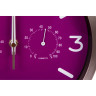 Часы настенные BRESSER MyTime ND DCF Thermo/Hygro, 25 см, фиолетовые 76445